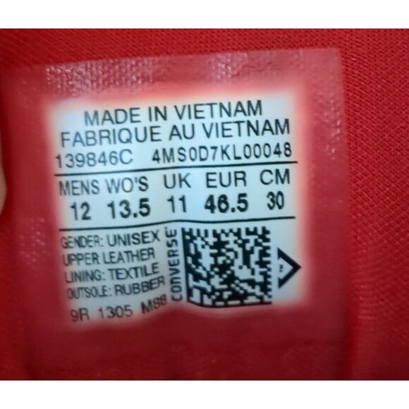 Converse All Star high top shoes size 12 - Picture 7 of 7